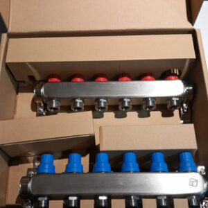 6 koros rozsdamentes atfolyasmeros osztogyujto