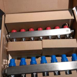 7 koros rozsdamentes atfolyasmeros osztogyujto